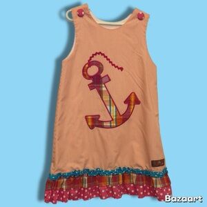 millie jay anchor dress  girls size 7